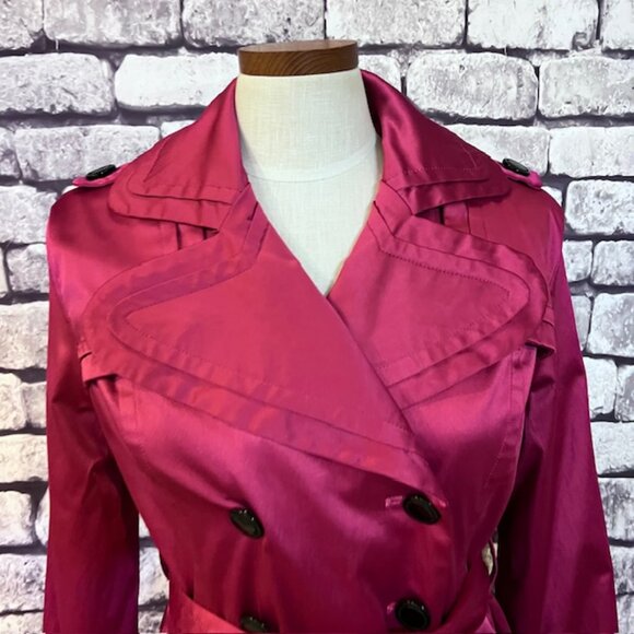 Appraisal Raspberry Colored Long Sleeve Jacket Size L - Picture 2 of 10